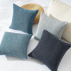 Topfinel BlueGray Decorative Throw Pillow Covers 16x16 Inch Set of 4, Soft - Image 4