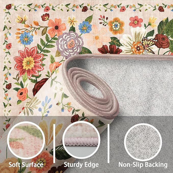 Area Rugs 24x17 Inch Home Decor Entry Rug, Small Door Mat Bath Mats - Image 4