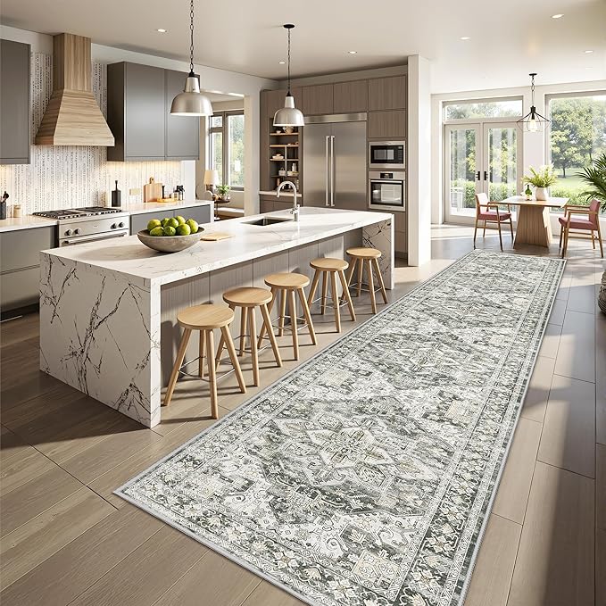 Hallway Runner Rug 2x12, Extra Long Washable Runner Rugs - Image 3