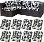 8Pcs Stretch Patio Cushion Covers, Outdoor Couch Covers Replacement, Outdoor by BIETYONE