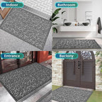 Bulijojo Sturdy Front Entrance Doormats, Durable Heavy Duty Welcome Mat - Image 6