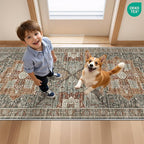 Kitchen Runner Rug Non Slip Washable 2.5x10, Soft Ultra-Thin Entryway Rug - Image 9