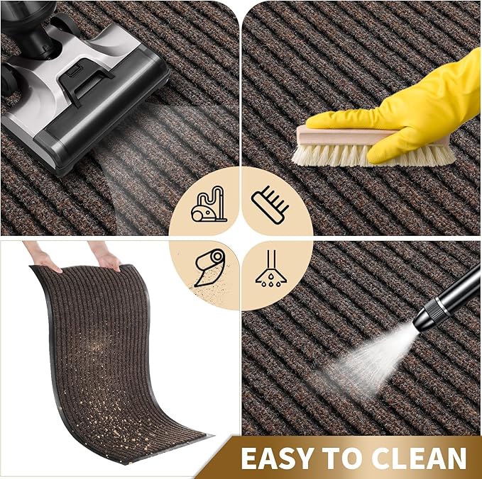 Yimobra Front Door Mat Outdoor Indoor Entrance, 100% Waterproof All-Season All - Image 6
