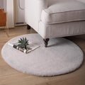 Ashler HOME DECO Ultra Soft Faux Rabbit Fur Chair Couch Cover Area Rug by AshlerHomeDeco