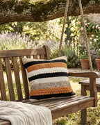 Decorative Boho Pillow Cover, 18” x 18” Square, Soft Moroccan Rustic Throw - Image 3