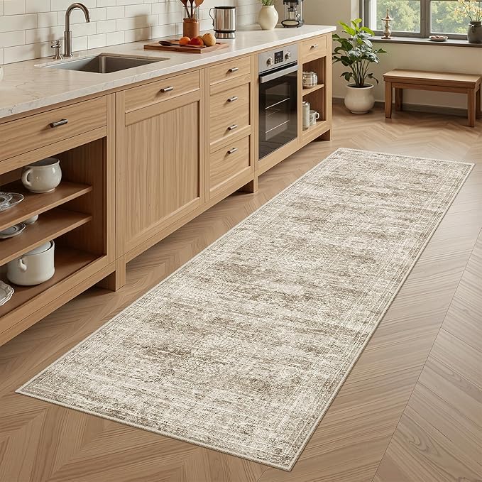 Runner Rug 2'x6' Washable Non-Slip Runner Rugs - Image 2
