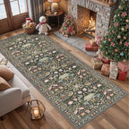Wide Hallway Washable Runner Rug: 3x10 Water-Resistant Entryway Area Rug by HYHAOYUNLAI