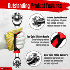 2‑Piece Universal Socket Wrench Set, Multi‑Function Hand Tool