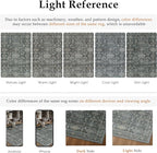 9x12 Washable Area Rug for Living Room Bedroom Vintage Black Grey Non Slip - Image 7