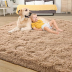 Tepook Super Soft Fluffy Rugs for Bedroom, Shag 5x8 Area Rugs for Living Room - Image 4