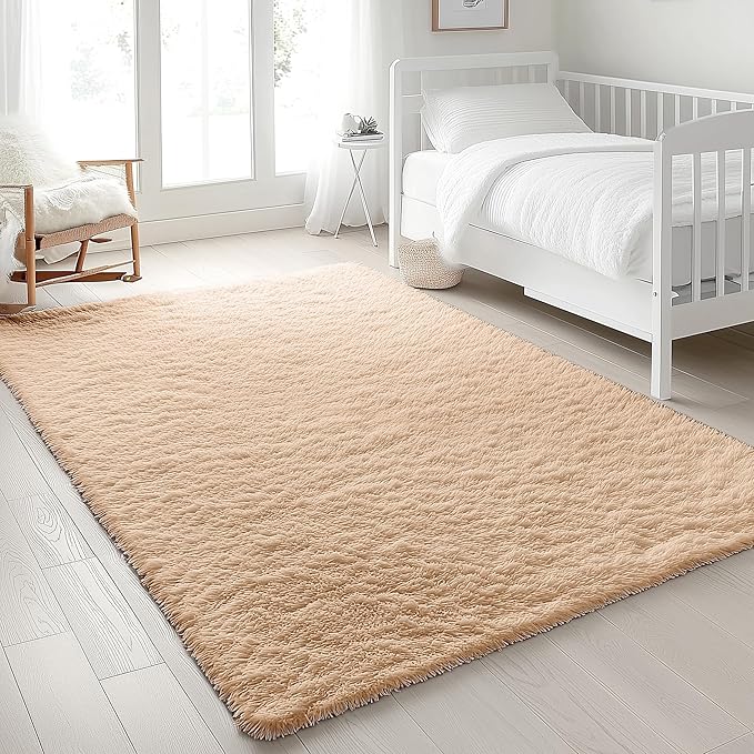 OLANLY 4x11 Area Rugs for Living Room Bedroom, Machine Washable Soft Fluffy - Image 8