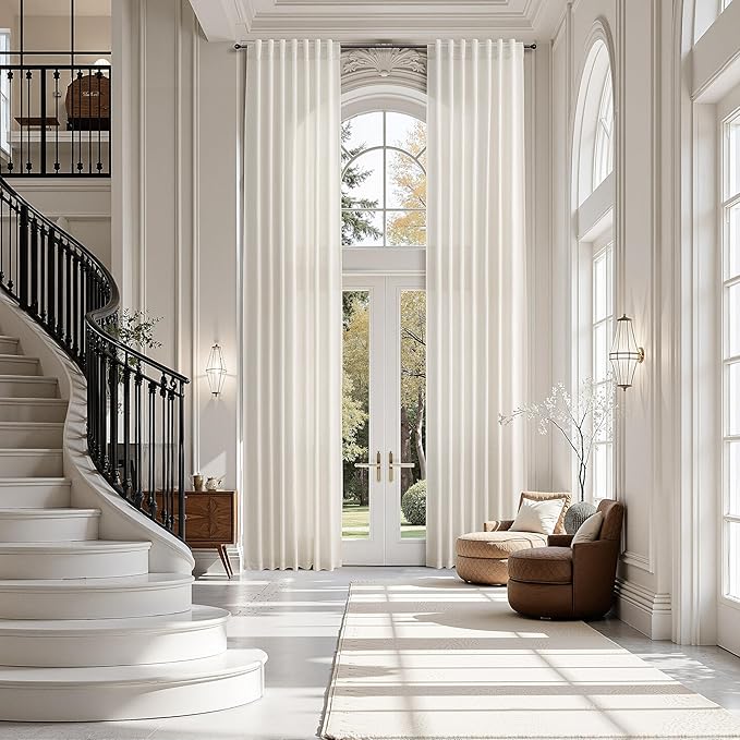 Nanspring Natural Linen Curtains by Nanspring