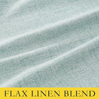 NICETOWN 100% Absolutely Blackout Linen Curtains - Image 8