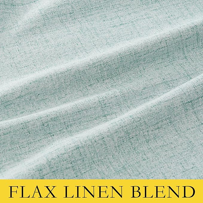 NICETOWN 100% Absolutely Blackout Linen Curtains - Image 9