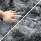 Tie-Dyed Dark Grey 2x8 Machine Washable Runner Rugs - Image 6