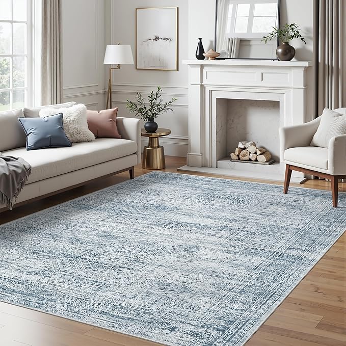 6x9 Area Rug for Living Room Washable 6x9 Non-Slip Modern Rugs for Bedroom - Image 2