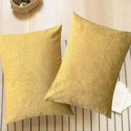 CaliTime Throw Pillow Covers Decorative 20 X 26 Inches Pack of 2 Cozy Chenille - Image 5