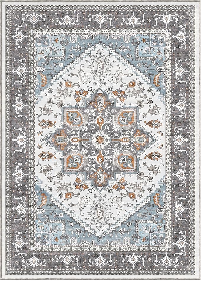 OPPODREAM Soft Area Rugs 4x6, Low-Pile Washable Rugs 4x6 - Image 9
