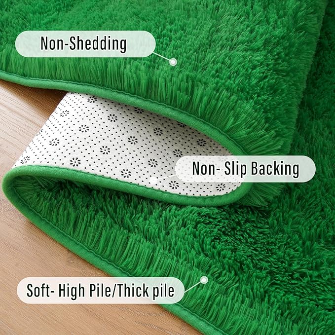 Amearea Premium Soft Area Rug 4x5.3 Feet, Fluffy Carpet - Image 5