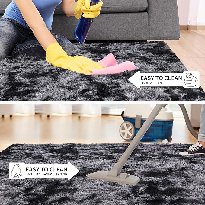Tepook Area Rugs 9x12 for Living Room, Super Soft Fluffy Rugs for Bedroom - Image 5
