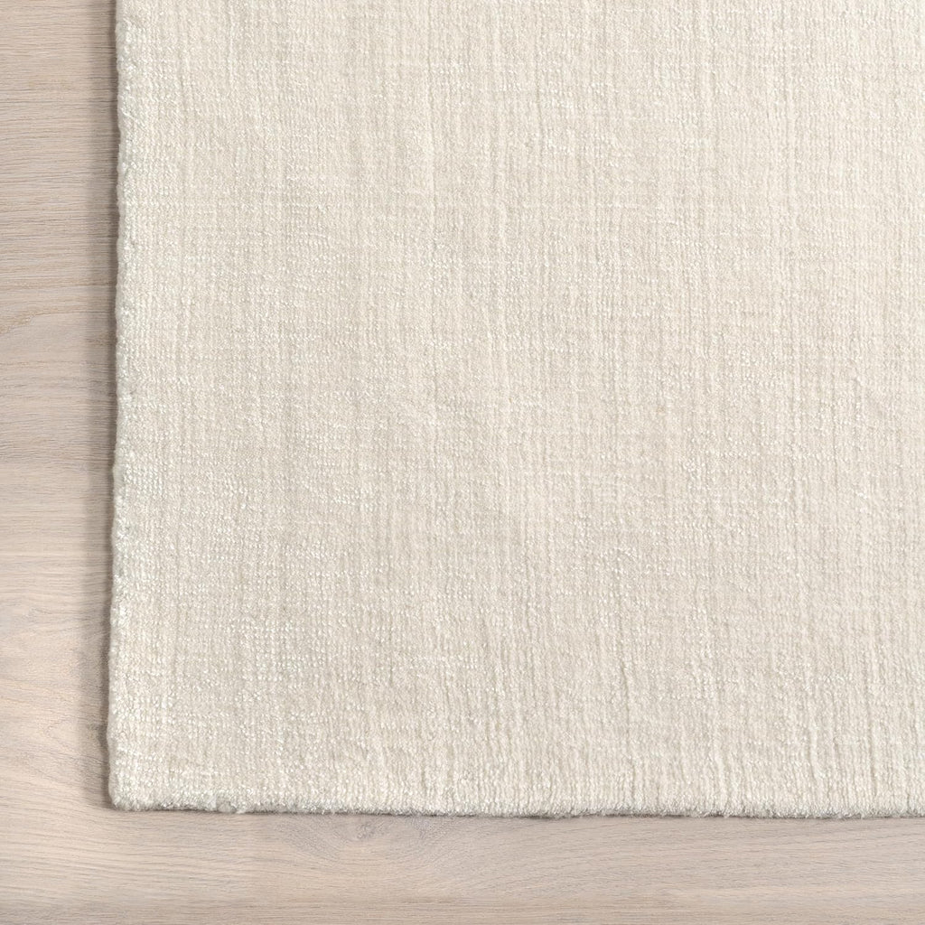 Nuloom Speckled Alabaster Solid Flatweave Wool Area Rug, 3' x 5'