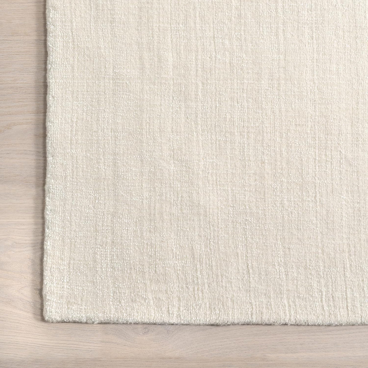 Nuloom Speckled Alabaster Solid Flatweave Wool Area Rug, 3' x 5'