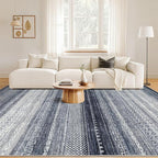 Nakagishi 8x10 Area Rugs Living Room: Washable Boho Large Neutral Soft Modern - Image 4