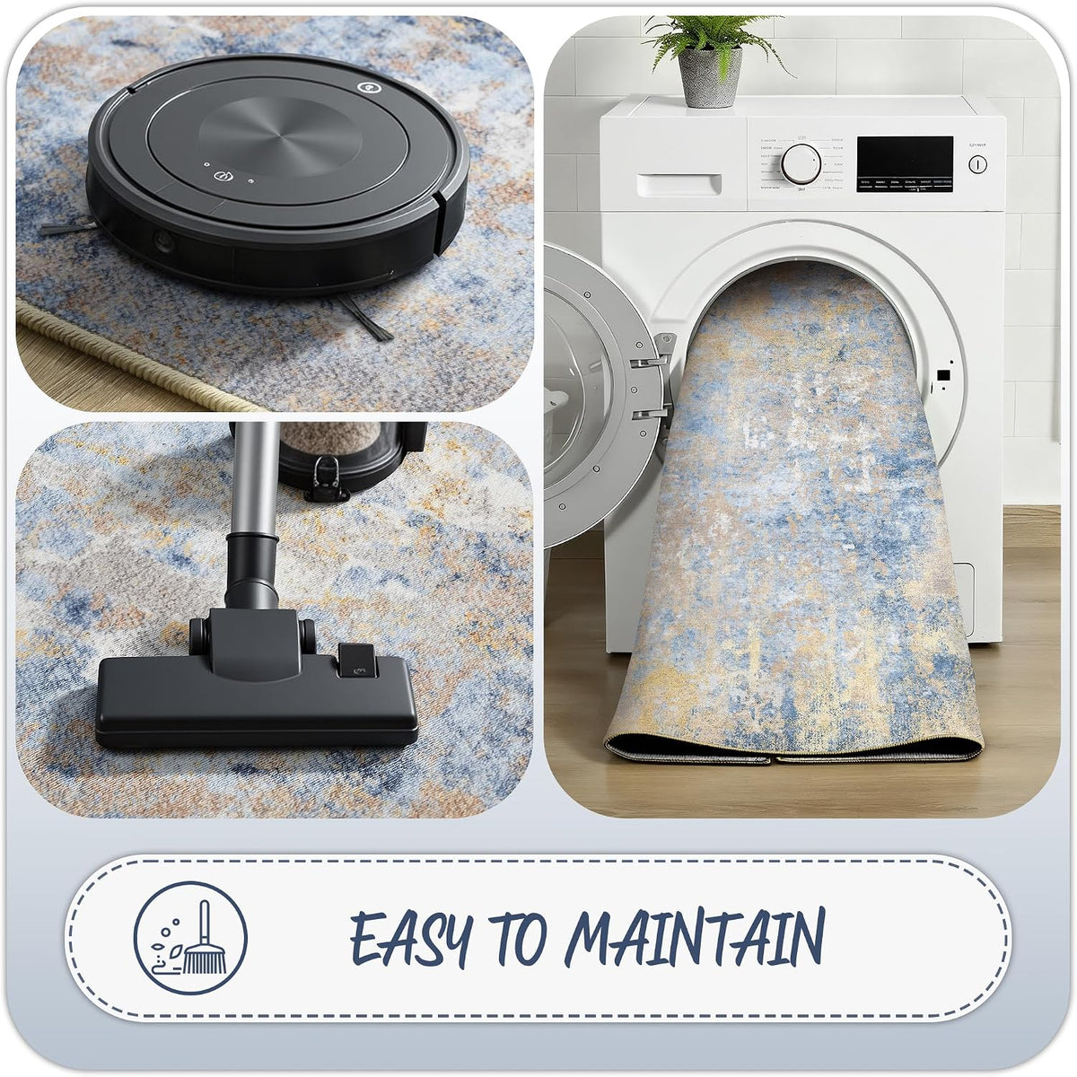 Washable 2x6 Rug Runners for Hallways Kitchen Entryway Non Slip