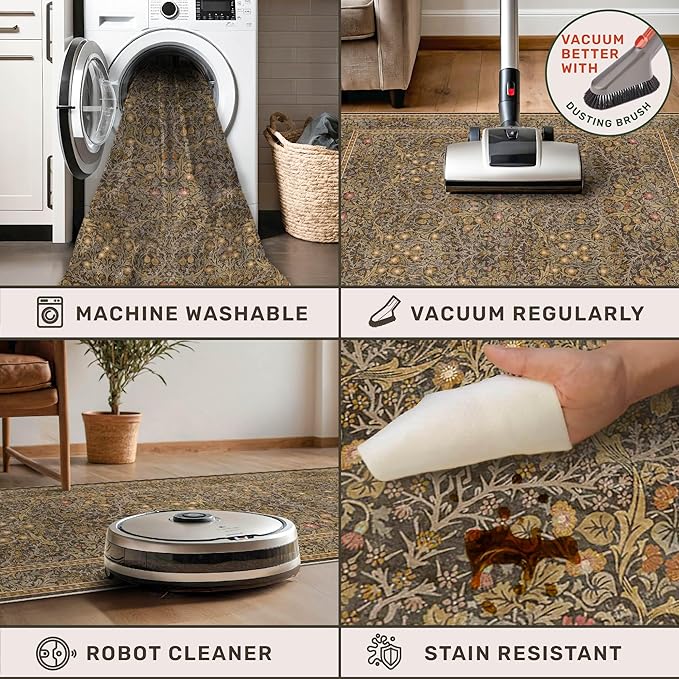 Hazo Haus Washable Living Room Rug 10x12 - Image 4