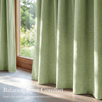 NICETOWN 100% Absolutely Blackout Linen Curtains - Image 6