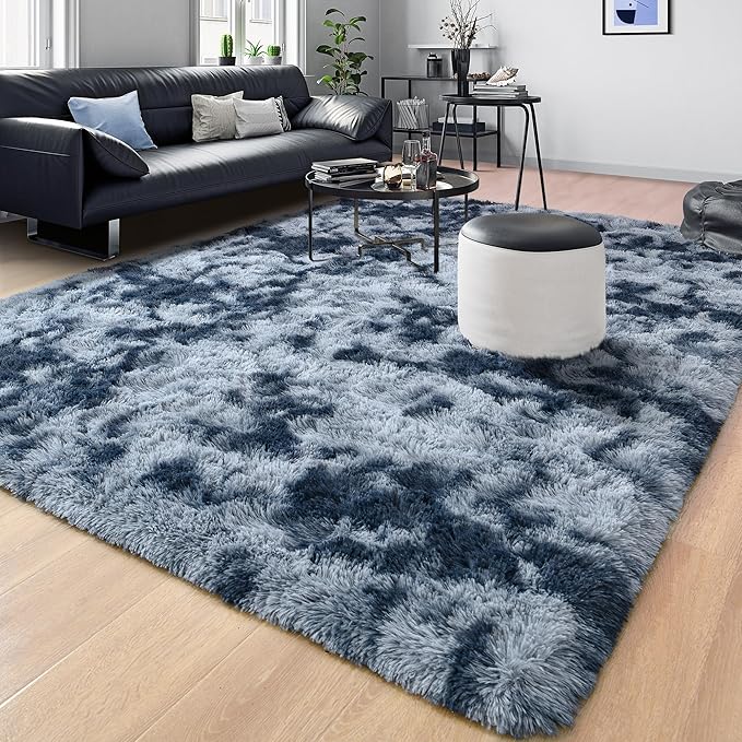 Tepook Soft Fluffy Rugs for Bedroom, 4x6 Area Rug for Living Room, Modern - Image 8
