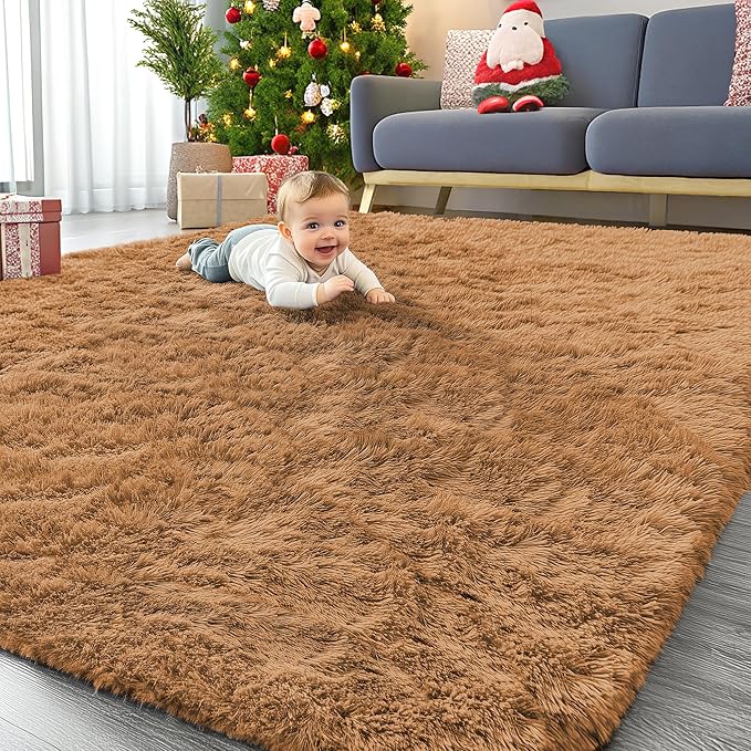 OLANLY 8x10 Machine Washable Large Area Rugs by OLANLY