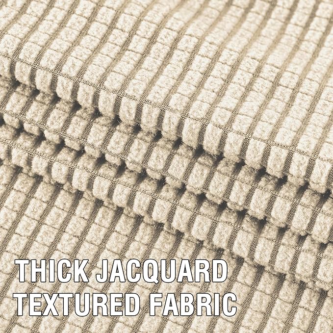 H.VERSAILTEX 4 Piece Stretch Couch Covers - Image 7