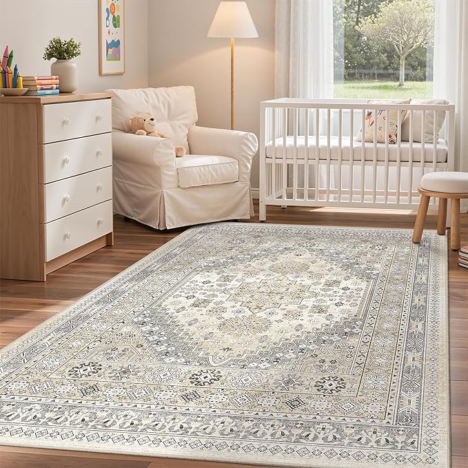 zesthome 3x5 Rug Ultra Soft Washable Rug, Non Slip Area Rug Indoor Entrance - Image 9