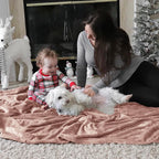 Bedsure GentleSoft Fleece Throw XL Blanket Dusty Pink - Image 7