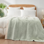 Snuggle Sac Heather Sage Green Blanket - Image 7