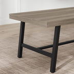 71''Industrial Dining Table for 6-8 People,Large Kitchen Table