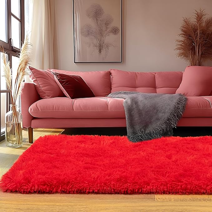 Runner Rugs for Bedroom 2x6 Rug Runners for Hallways Non Slip Soft Shag Bedside - Image 6