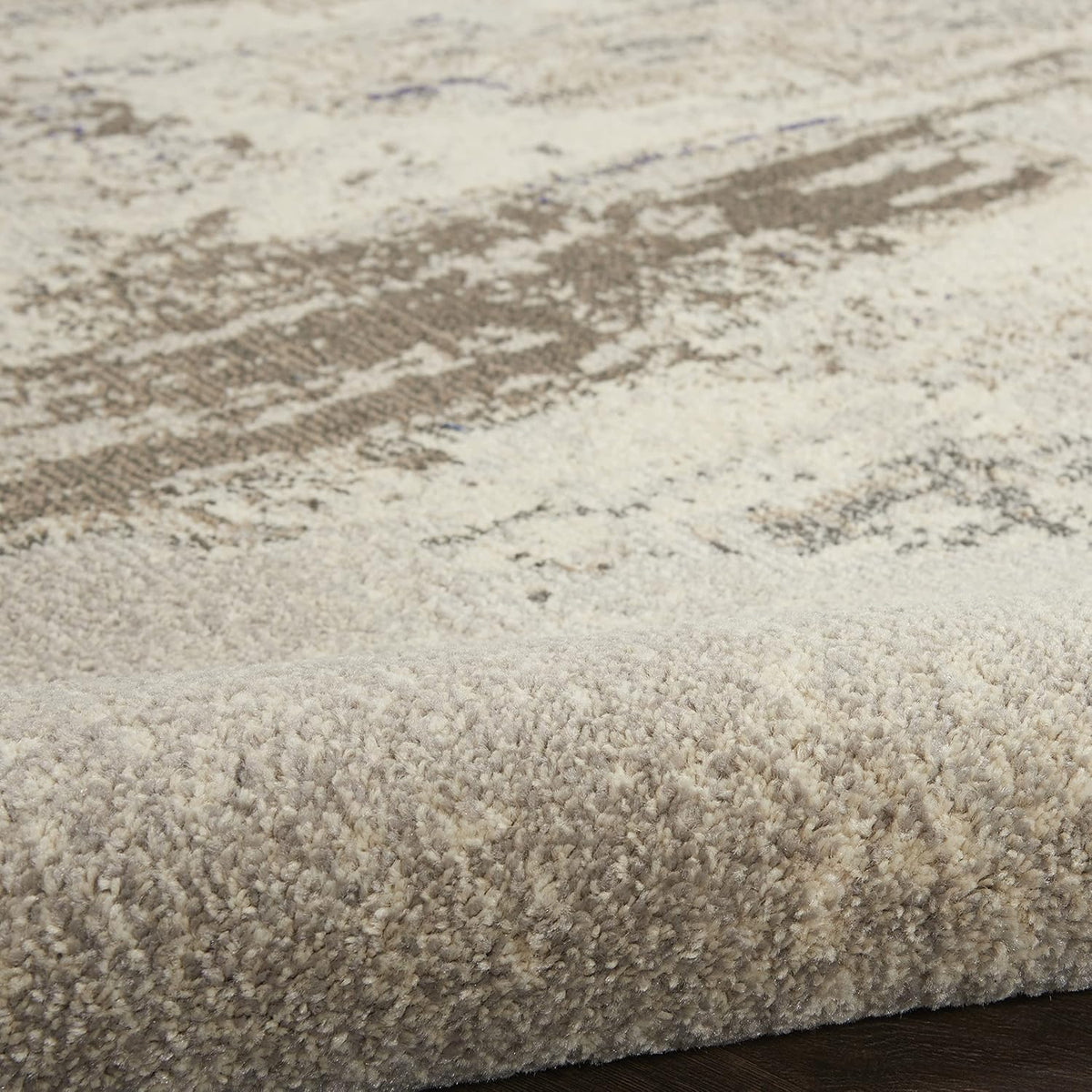 Nourison Home Celestial Ivory Grey 2' x 6' Area Rug - Easy Clean, Non Shedding, Bed Room, Living Room, Dining Room, Kitchen (6' Runner)