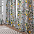 Topfinel Grey Curtains, Aesthetic Unique Rustic Thermal Insulated Noise - Image 8