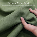NICETOWN 100% Absolutely Blackout Linen Curtains - Image 5