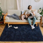 Chicrug Soft Area Rug for Bedroom Living Room Plush Fluffy Rug 4x6 Feet - Image 2