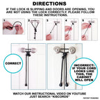 Baby Safety Cabinet Locks for Knobs Child Safety Cabinet Latches for Home Safety Strap for Baby Proofing Cabinets Kitchen Door RV No Drill No Screw No Adhesive (White)