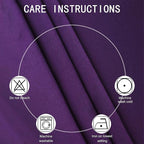 LEMOMO Purple Thermal Blackout Curtains/52 x 72 Inch/Set of 2 Panels Room - Image 4