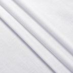 Nanspring Snow White Linen Curtains 84 Inch Length 2 Panels Set - Image 5