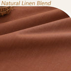 Guken Terracotta 100% Blackout Curtains 90 Inch Length 2 Panels Set Fall - Image 3