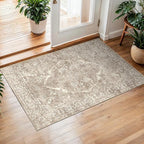2x3 Entryway Area Rug Washable by EISUROM