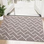 OLANLY Front Door Mat, Non-Slip Rubber Backing, Dirt Resistant and Absorbent by OLANLY