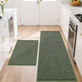 BEQHAUSE Kitchen Rugs and Mats 2PCS, Non-Slip Kitchen Mats by BEQHAUSE