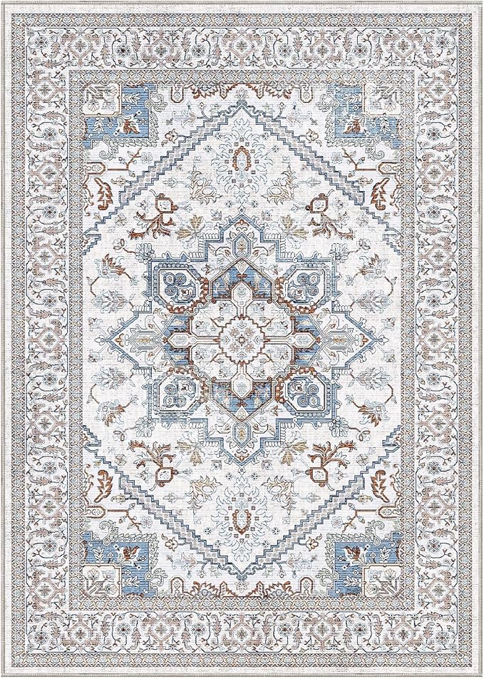 OPPODREAM Soft 10x14 Area Rugs, Neutral Washable Rugs 10x14 - Image 8